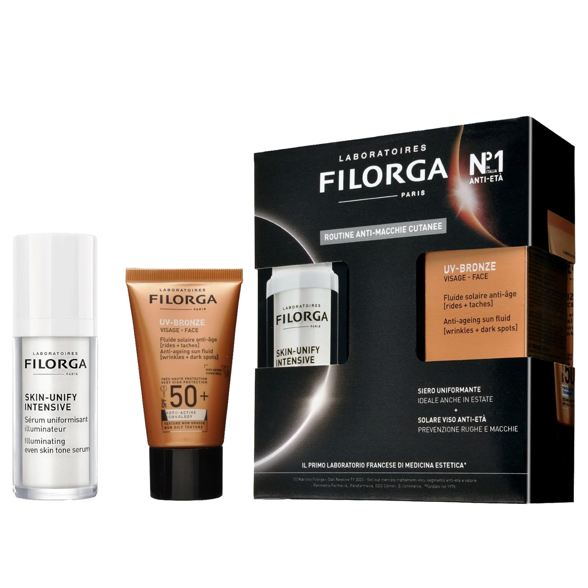Filorga Routine Anti-macchie Skin-Unify Intensive Serum + UV-Bronze Face
