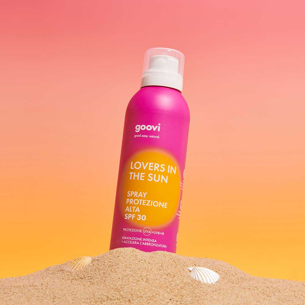Goovi Sun Crema Solare Spray Corpo Protezione Spf30