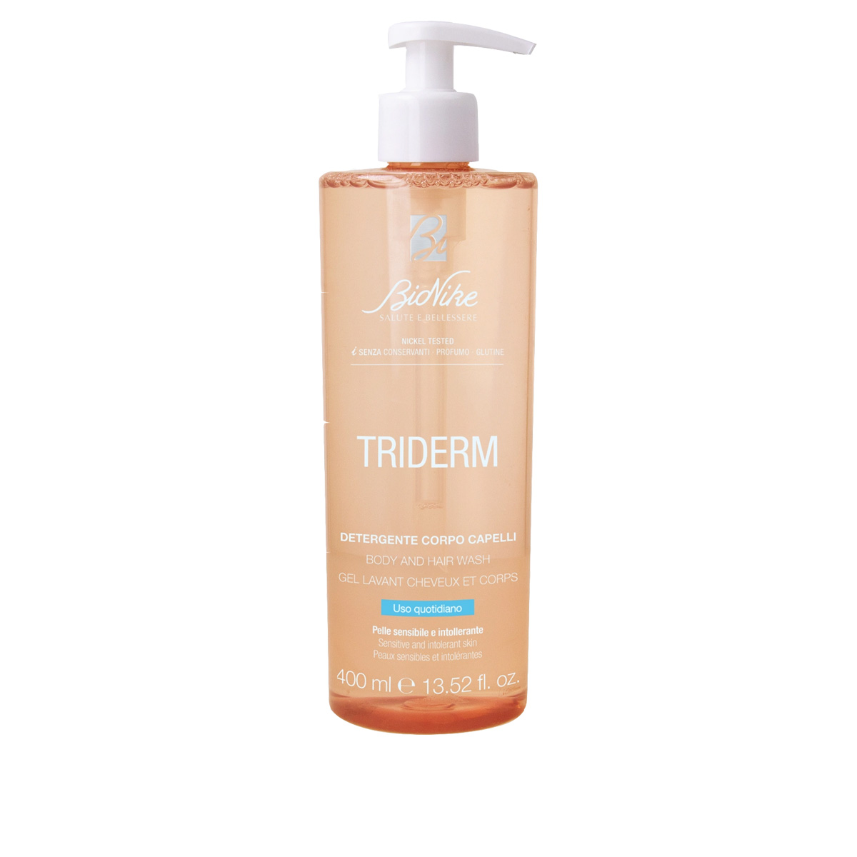 BioNike Triderm Detergente Corpo Capelli Uso Quotidiano 400 ML