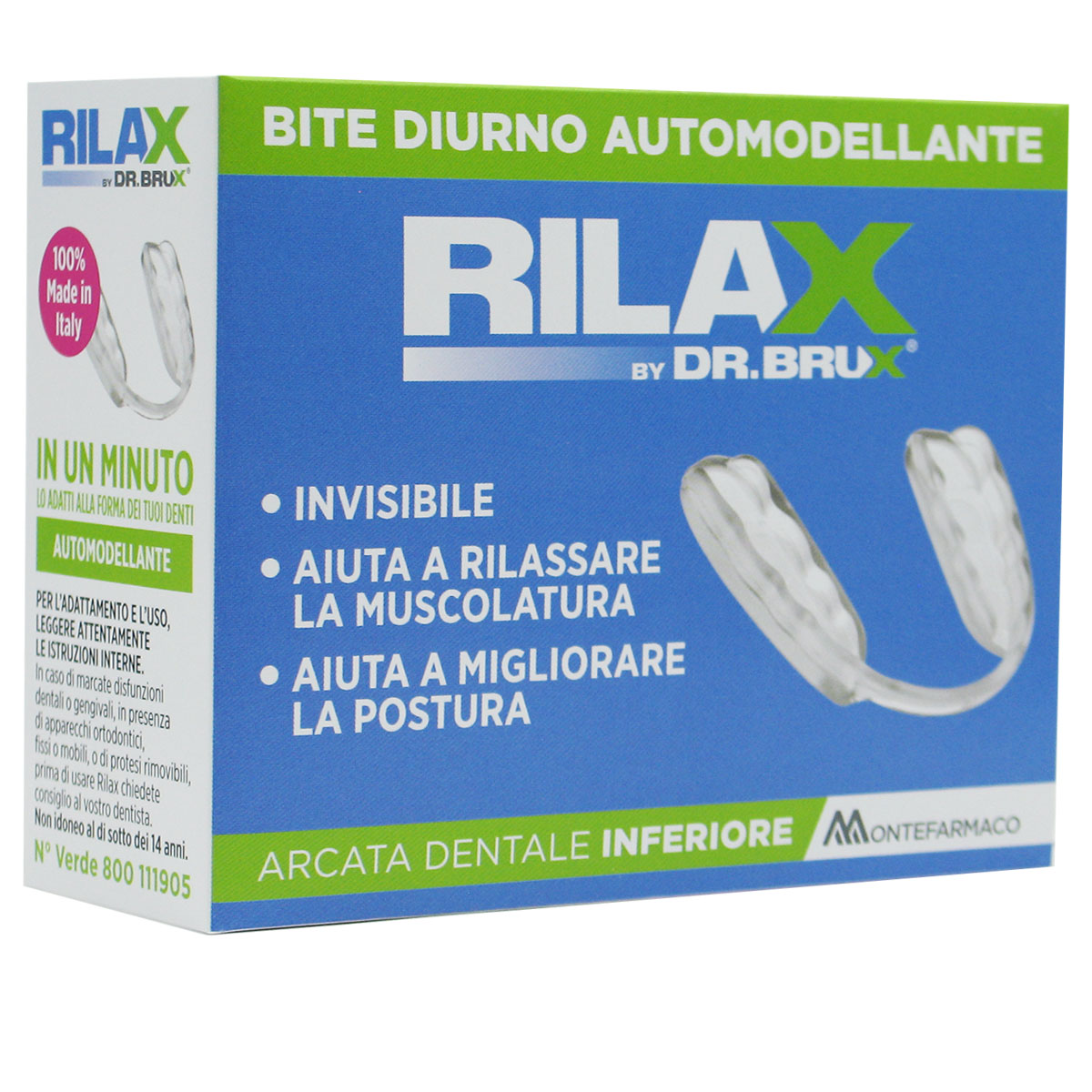 Rilax Dr.Brux Bite Diurno Automodellante