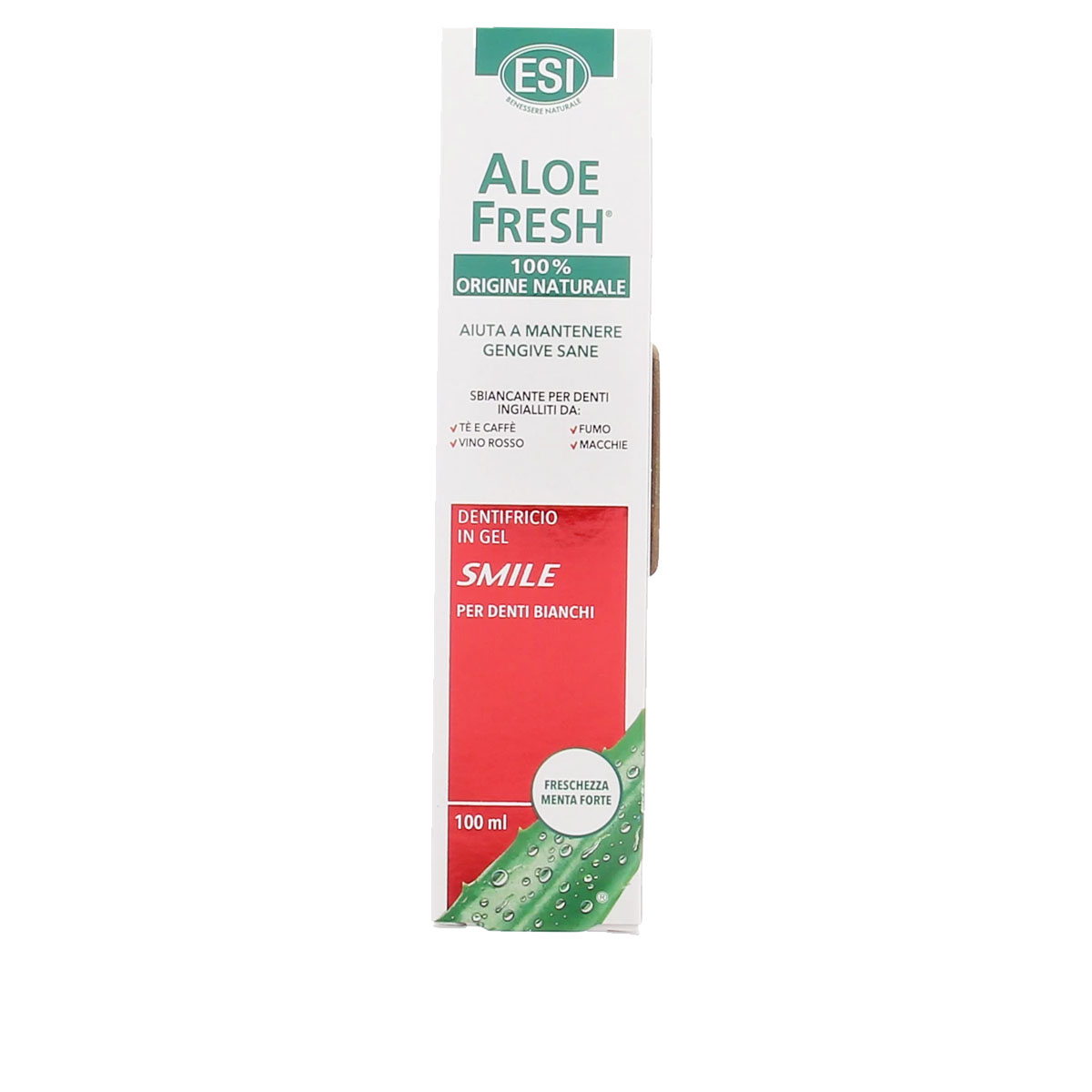 Esi Aloe Fresh Dentifricio Gel Sbiancante Menta Forte