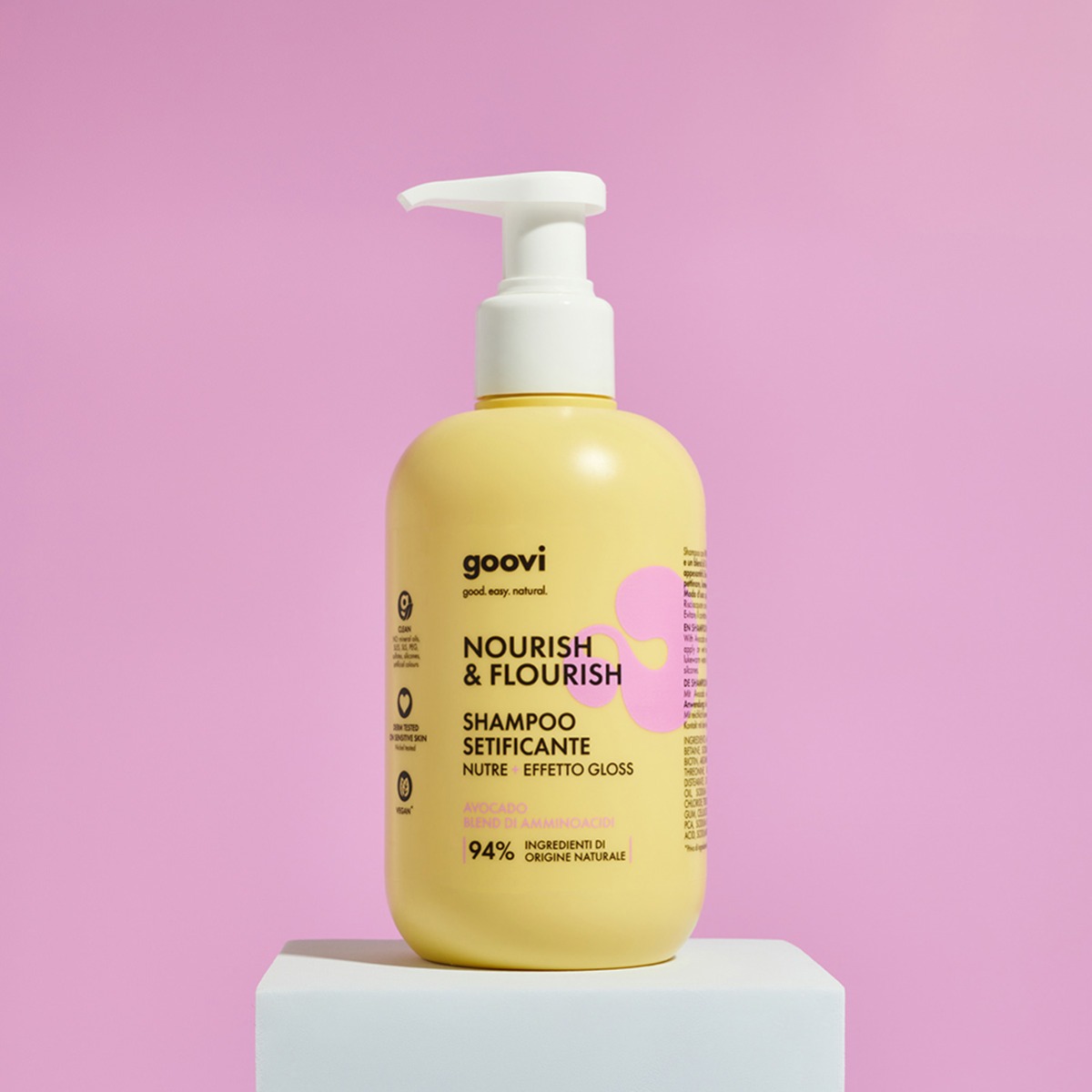 Goovi Shampoo Setificante Nourish e Flourish