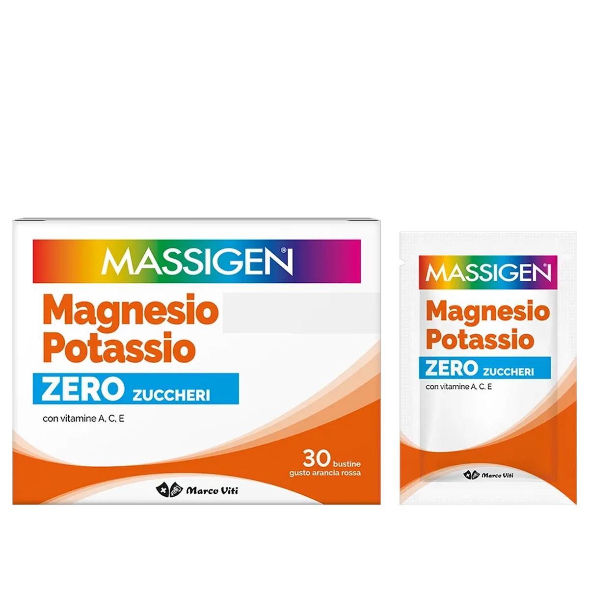 Massigen Magnesio Potassio Zero Zuccheri 30 Bustine