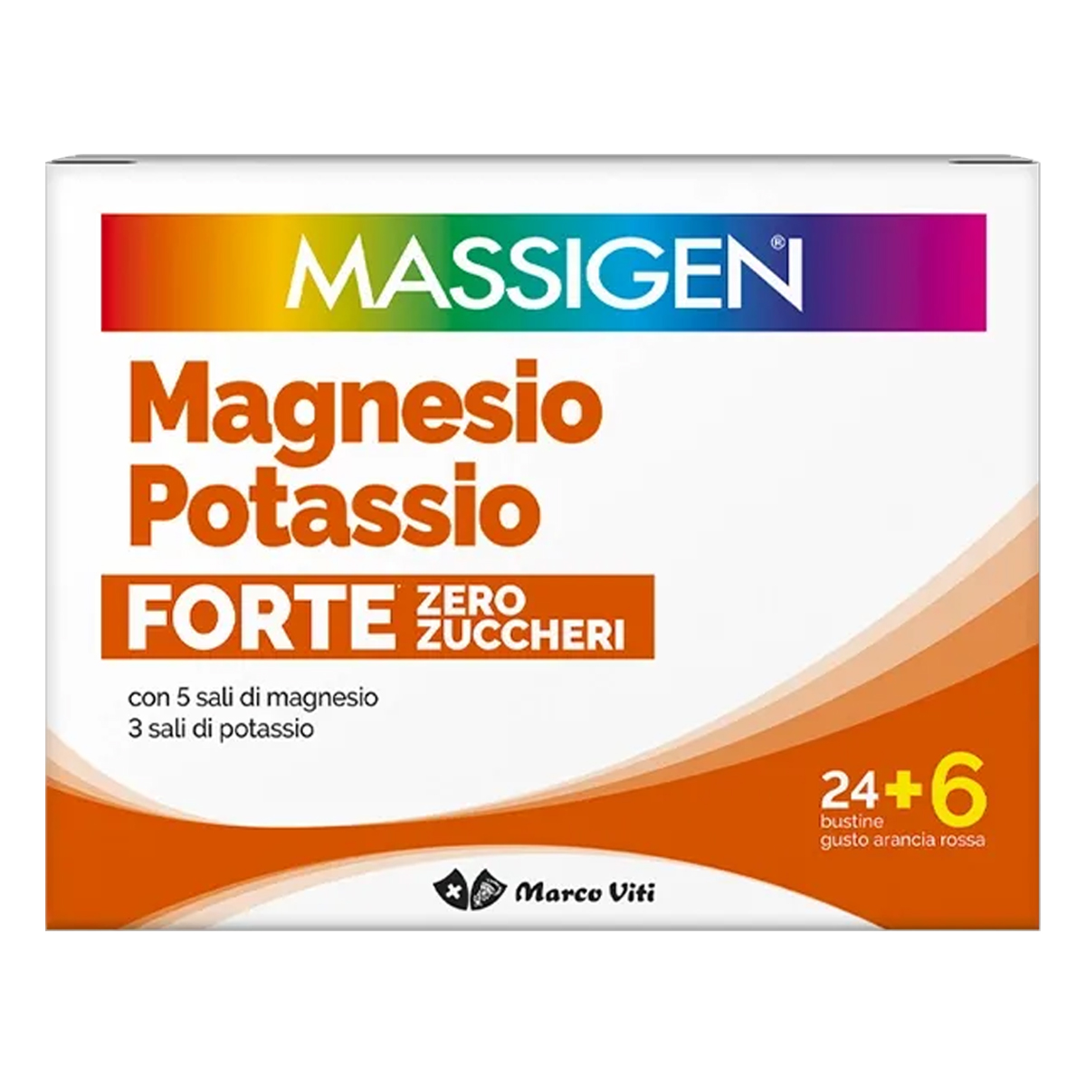 Massigen Magnesio Potassio Forte Zero Zuccheri 30 Bustine