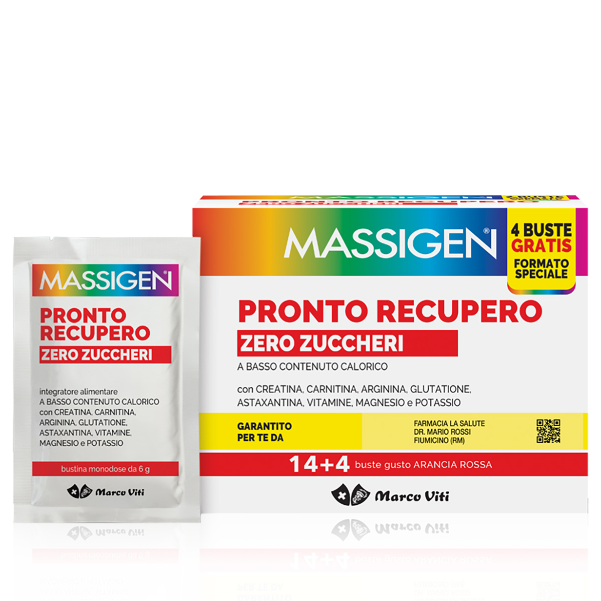 Massigen Pronto Recupero Zero Zuccheri 18 Bustine