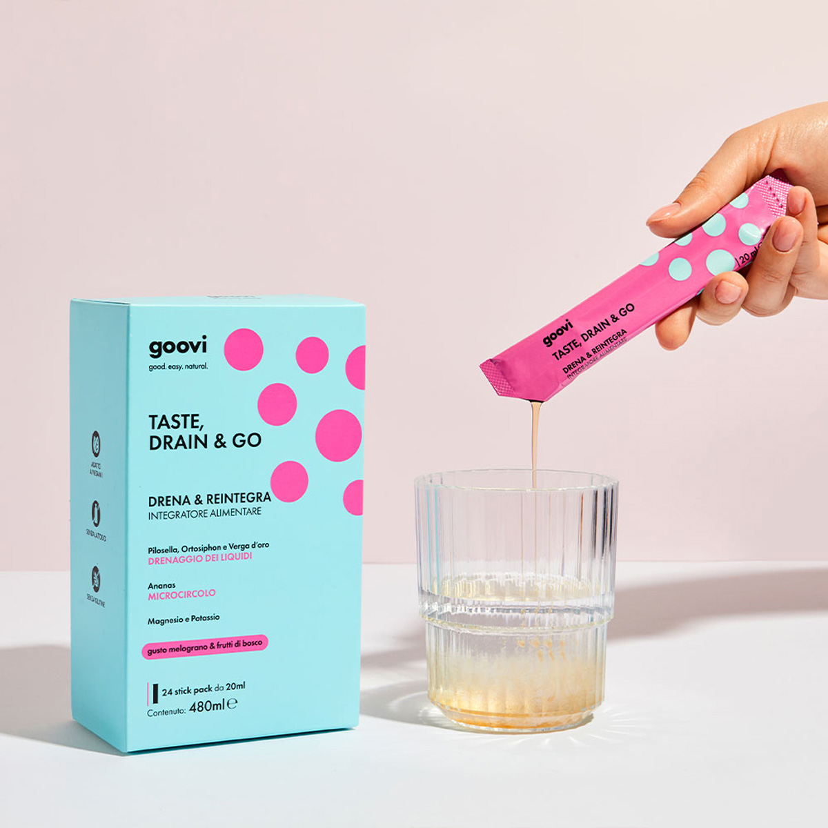 Goovi Drenante Melograno & Frutti Di Bosco Taste Drain & Go