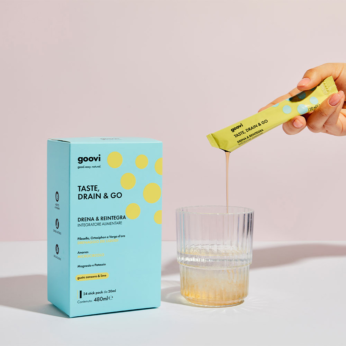 Goovi Drenante Zenzero & Lime Taste Drain & Go