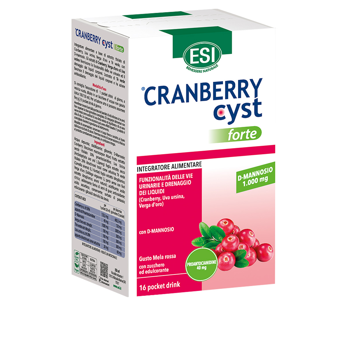 Esi Cranberry Cyst Forte