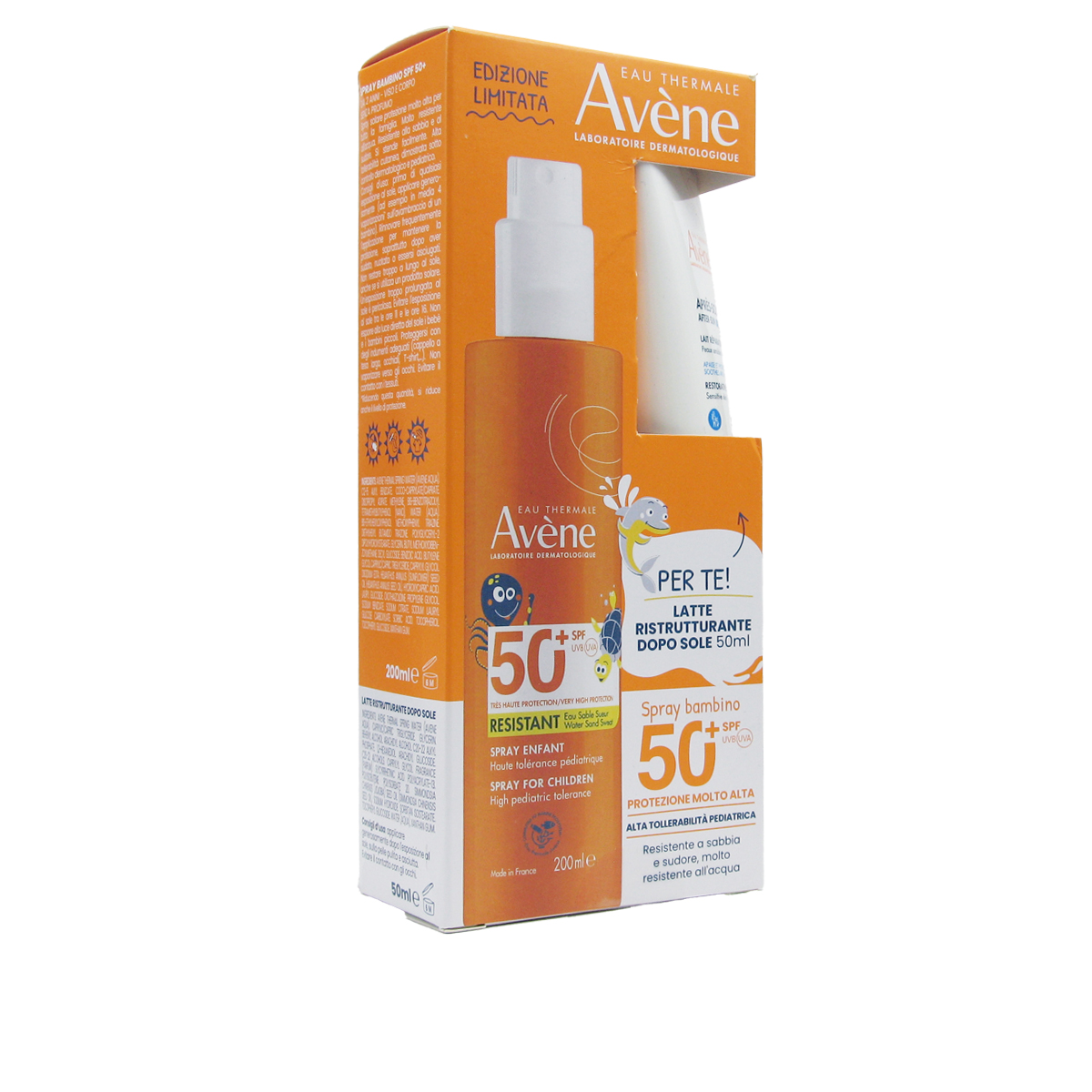 Avene Spray Solare Bambino Spf50+ + Omaggio Dopo Sole