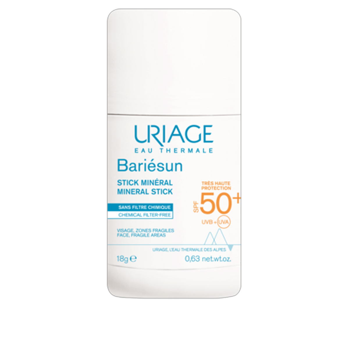 Uriage Bariesun Stick Zone Sensibili SPF50+