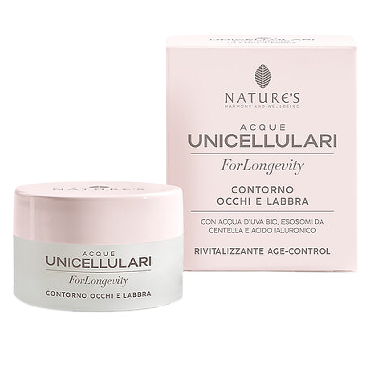 BiosLine Nature's Acque Unicellulari ForLongevity Contorno Occhi e Labbra