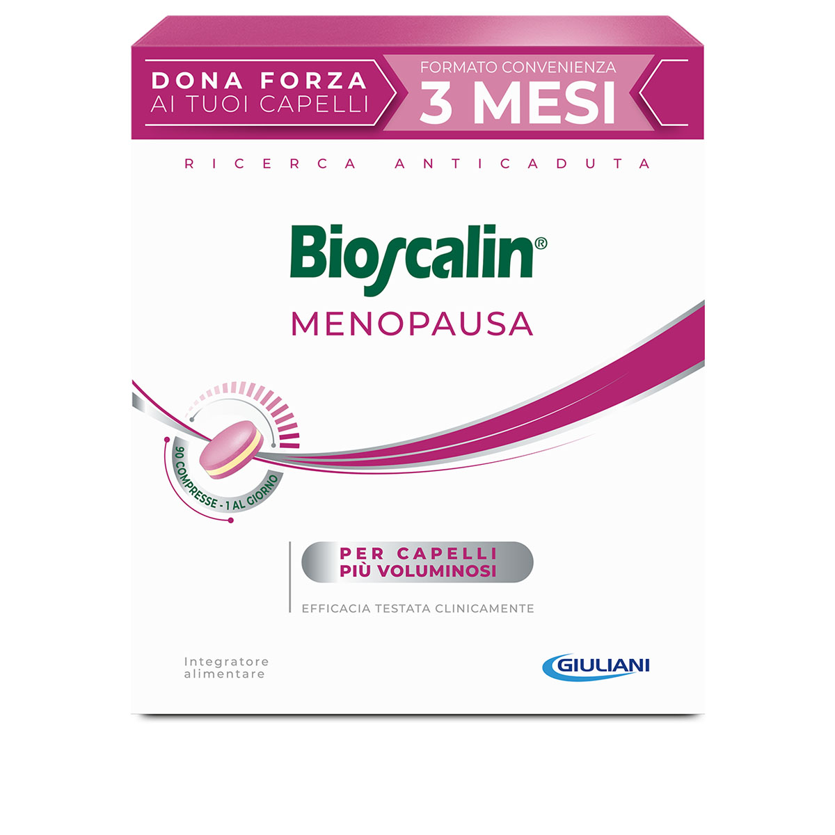 Bioscalin Menopausa Triplo Anticaduta Donna 90 Compresse