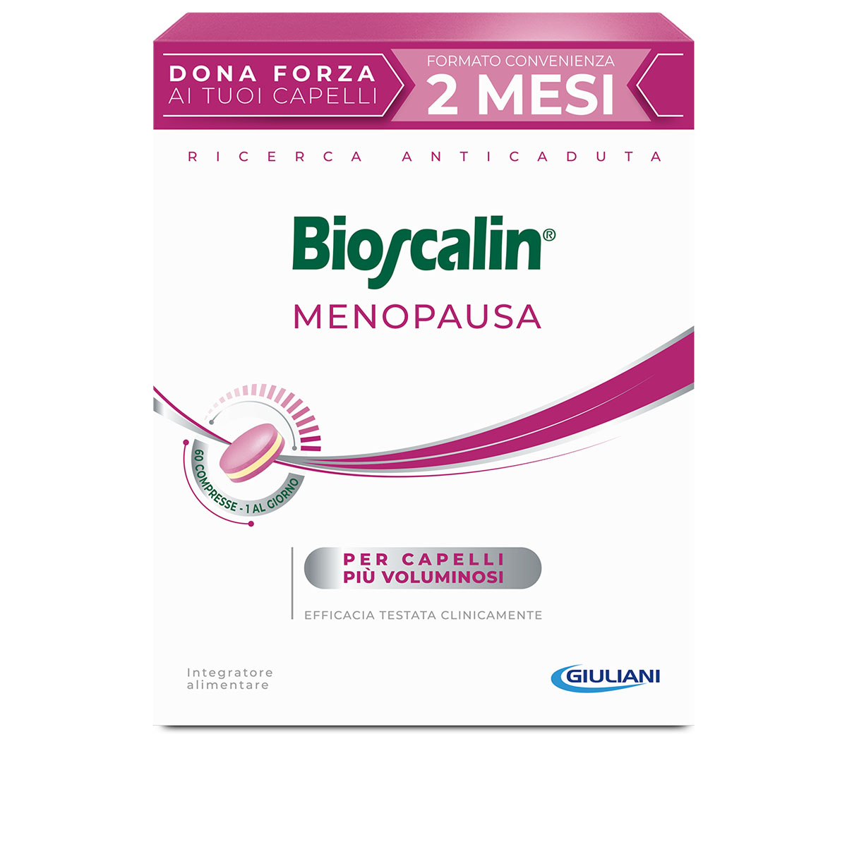 Bioscalin Menopausa Duo Anticaduta Donna 60 Compresse
