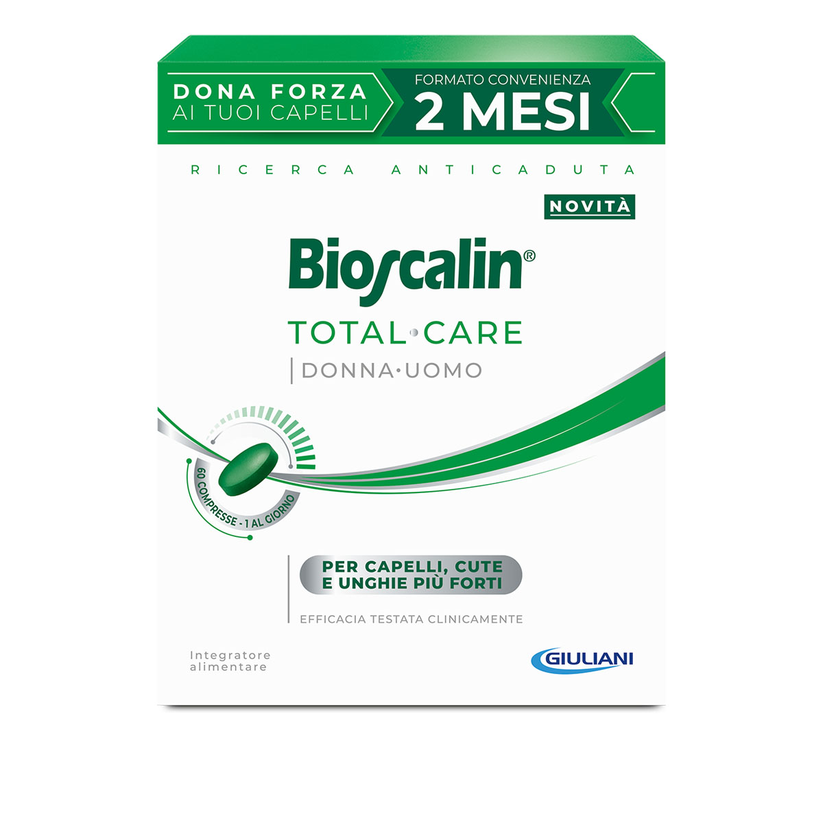 Bioscalin Total Care Duo Anticaduta 60 Compresse