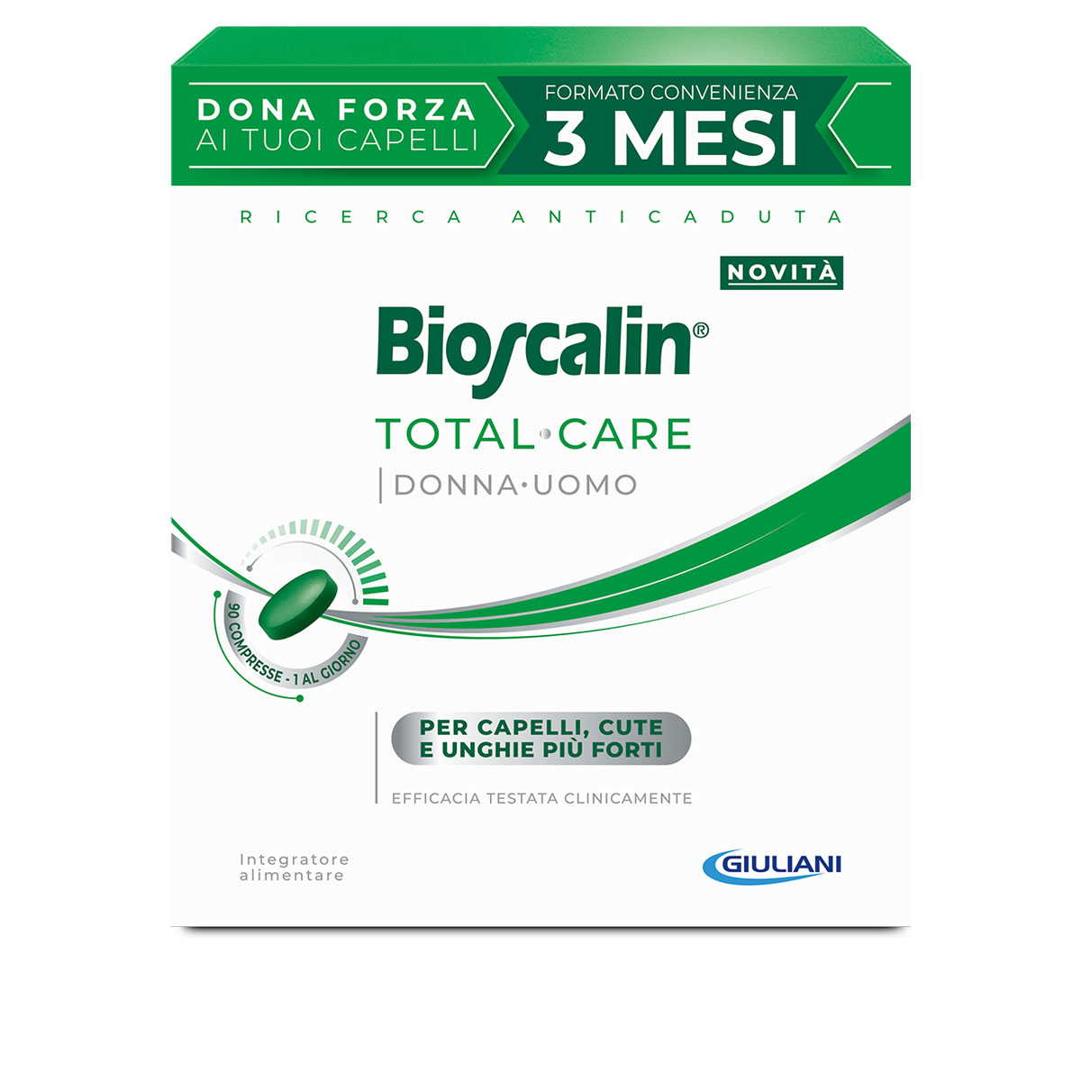 Bioscalin Total Care Triplo Anticaduta 90 Compresse