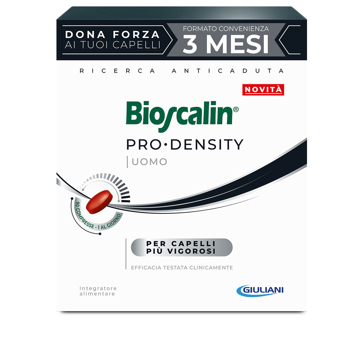 Bioscalin Pro Density Triplo Anticaduta Uomo 90 Compresse