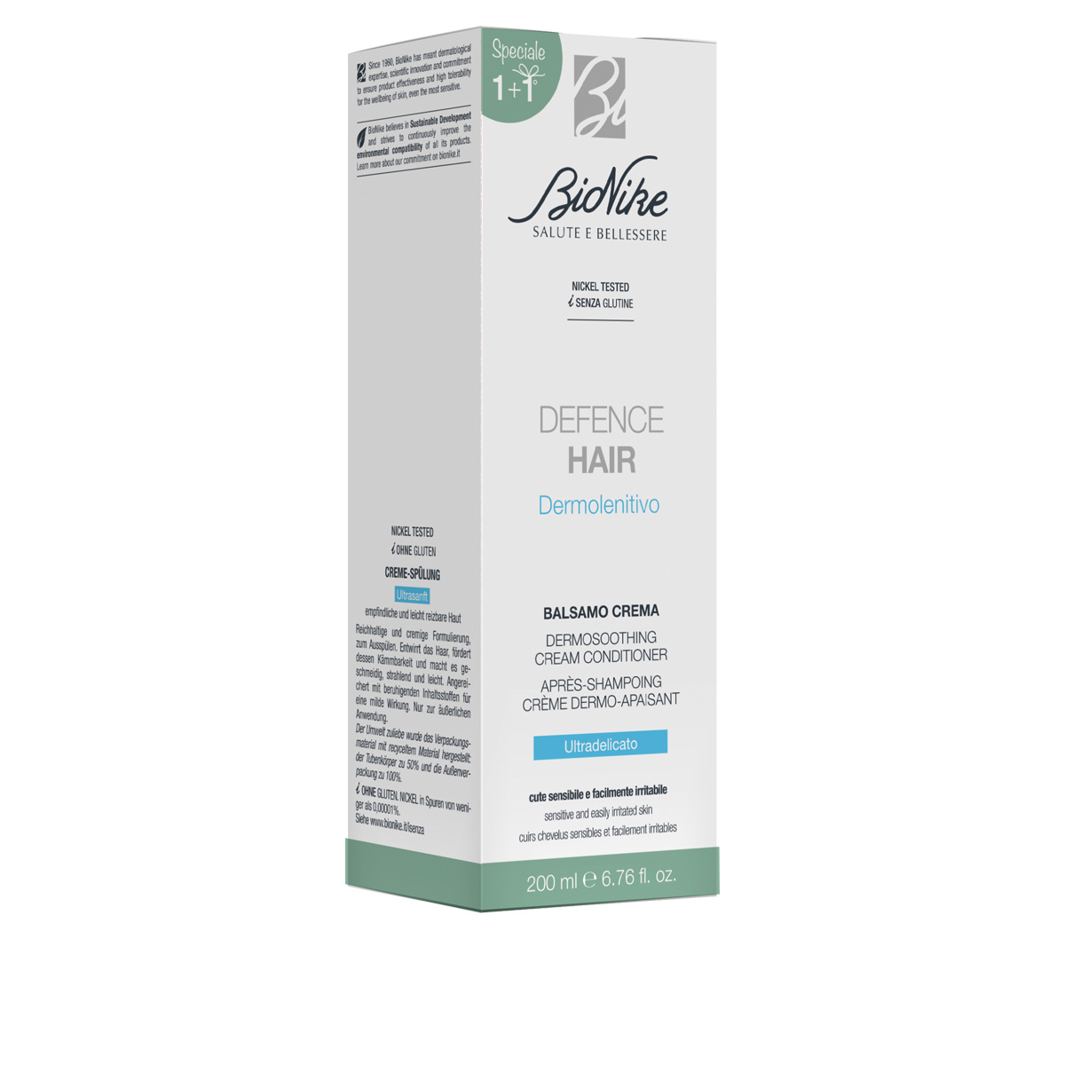 BioNike Defence Hair Balsamo Crema Dermolenitivo