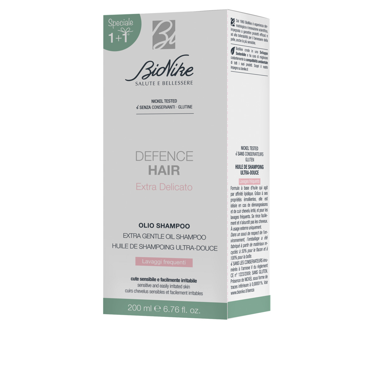 BioNike Defence Hair Olio Shampoo Extra Delicato