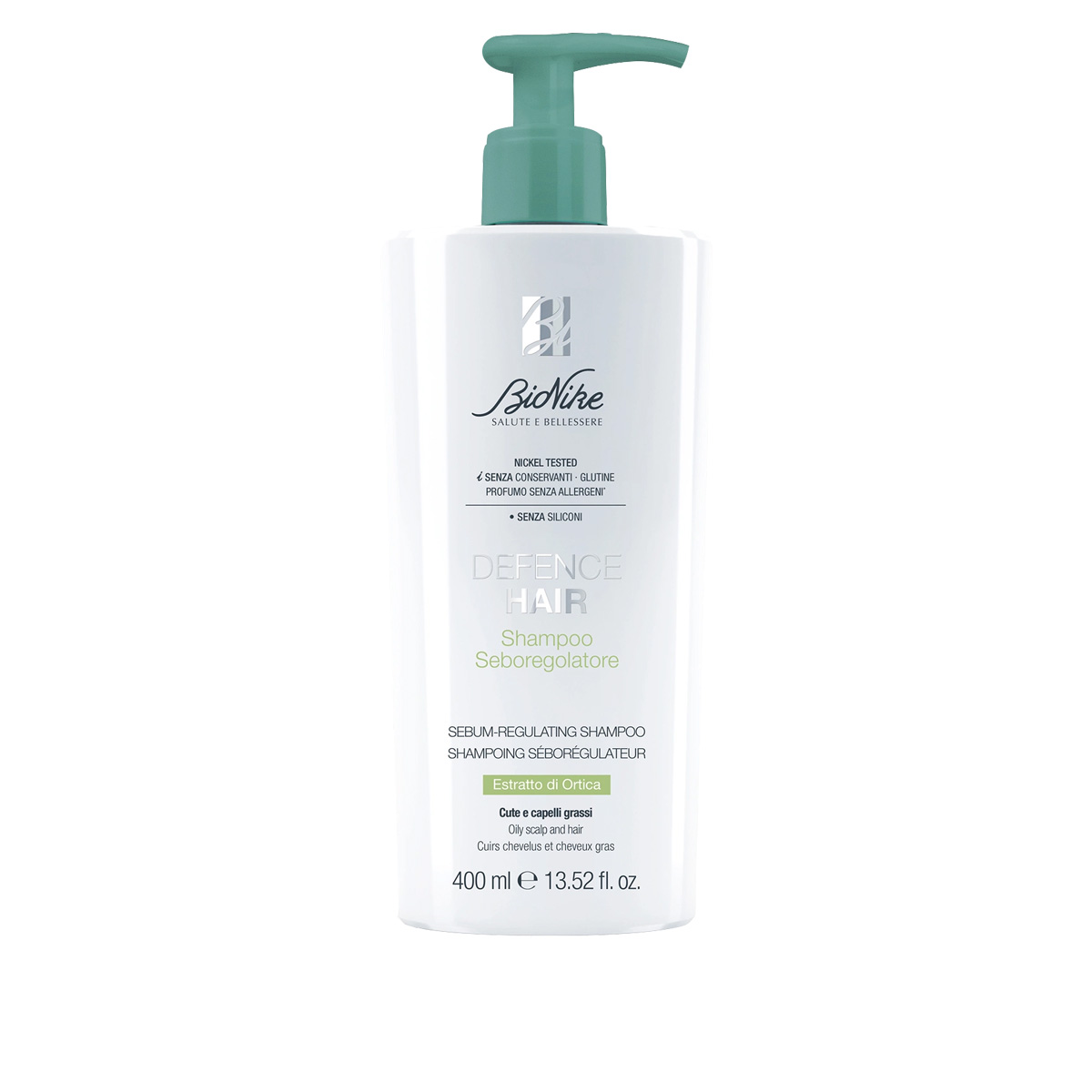 BioNike Defence Hair Shampoo Seboregolatore 400 Ml