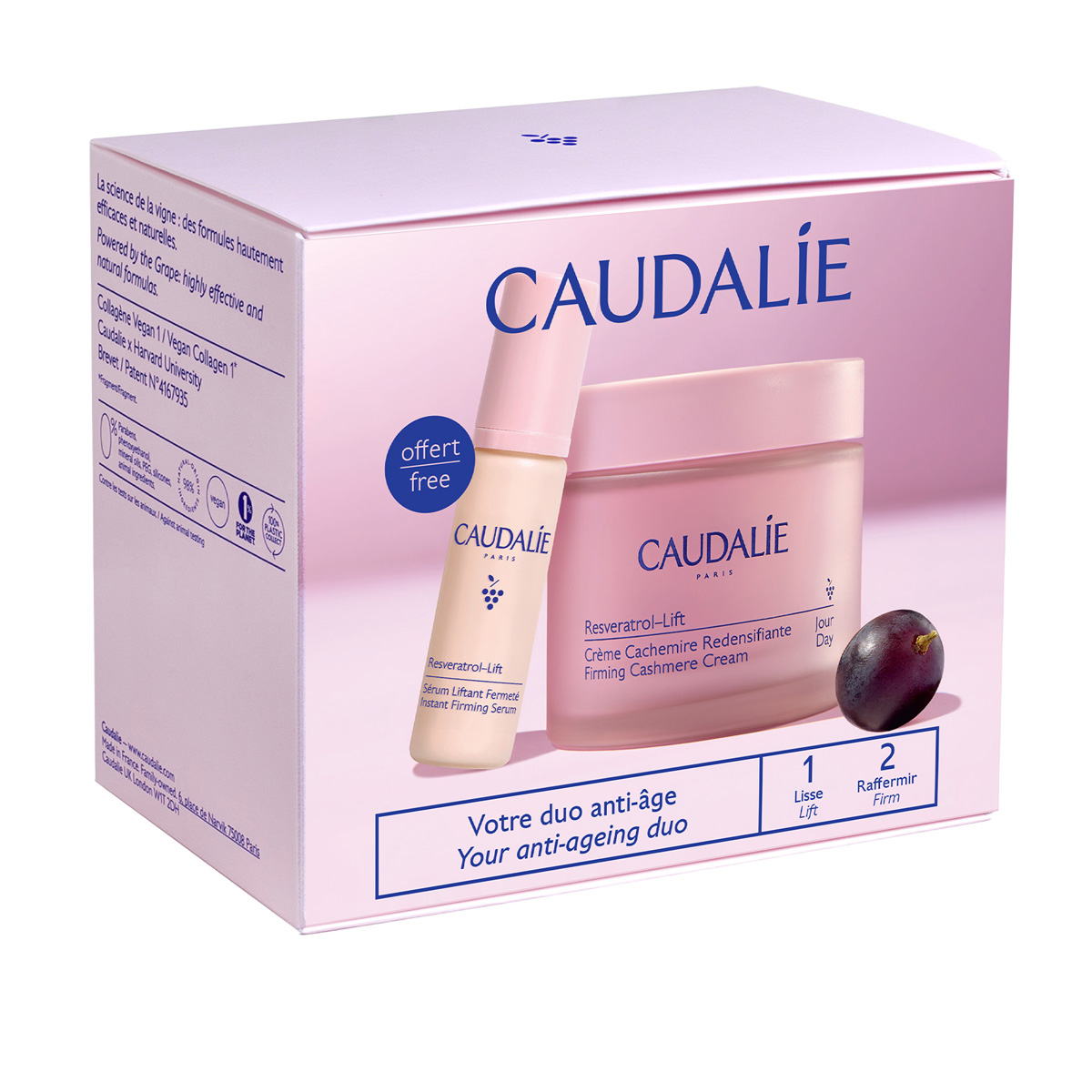 Caudalie Resveratrol-Lift Cofanetto Il tuo Duo Anti-età