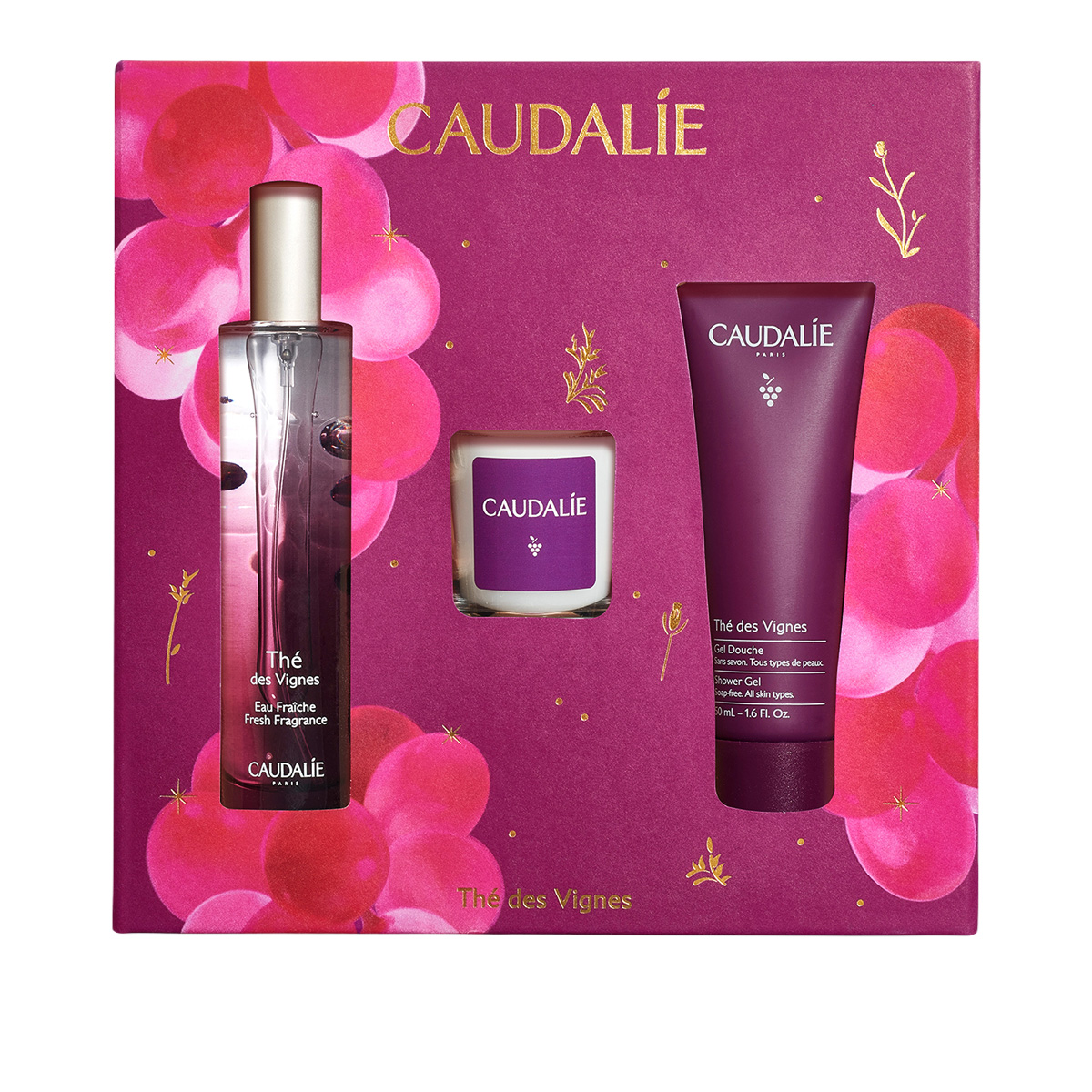 Caudalie Thé des Vignes Cofanetto Acqua Profumata Thé des Vignes