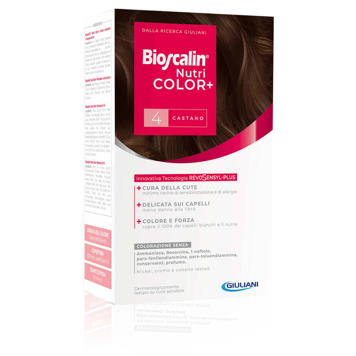 Bioscalin Nutri Color+ Colorazione Permanente 4 Castano