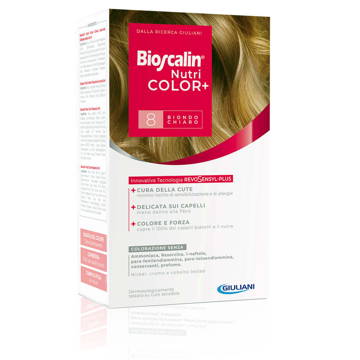 Bioscalin Nutri Color+ Colorazione Permanente 8 Biondo Chiaro