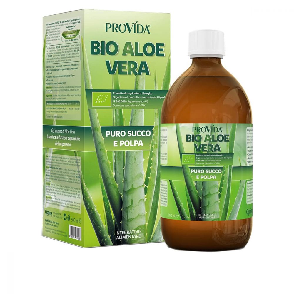 Provida Bio Aloe Vera Succo e Polpa 500 ml