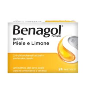 016242063 Benagol Gusto Miele e Limone 24 Pastiglie