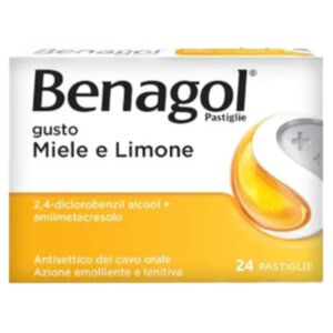016242063 Benagol Gusto Miele e Limone 24 Pastiglie