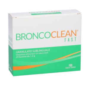 944271802 Farma-Derma Broncoclean Fast Integratore Alimentare Granulato Sublinguale 24 Bustine