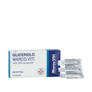 30334054 Glicerolo Marco Viti Adulti 18 Supposte