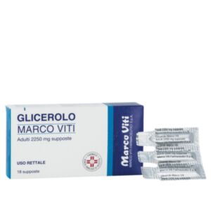 30334054 Glicerolo Marco Viti Adulti 18 Supposte