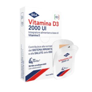 985826243 Vitamina D3 2000 UI Gusto Arancia 30 Film