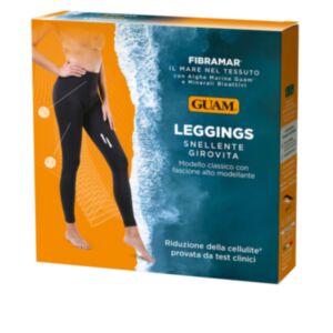 988042471 Guam Leggings Snellente Girovita Nero L-XL