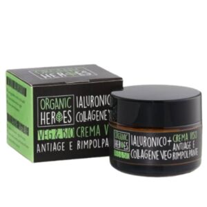 8054615475045 Organic Heroes Ialuronico + Collagene Veg Crema Viso Antiage e Rimpolpante 50 ml