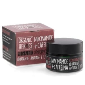 8054615475083 Organic Heroes Niacinamide + Caffeina Crema Contorno Occhi Idratante Antiage Liftante 30 ml