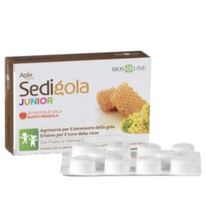 940275288 Bios Line Sedigola Junior Gusto Fragola 20 Pastiglie