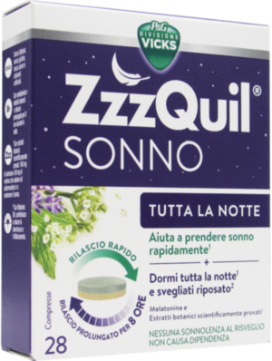 989666298 Zzzquil Sonno Tutta La Notte 28 Compresse