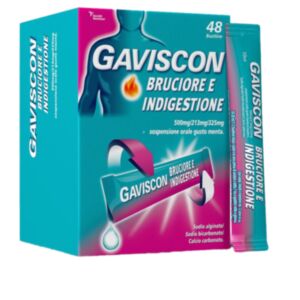 041545056 Gaviscon Bruciore e Indigestione 48 Bustine