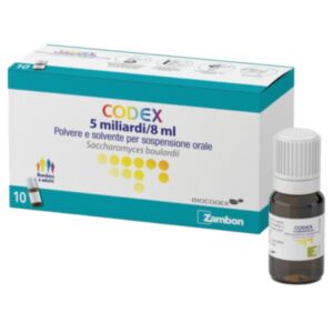 029032125 Zambon Codex Polvere e Solvente Per Sospensione Orale 5 miliardi/8 ml 10 Flaconcini