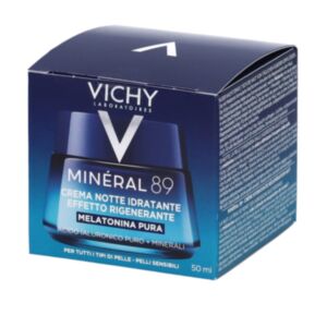 989821451 Vichy Mineral 89 Crema Notte Idratante Melatonina Pura 50 ml