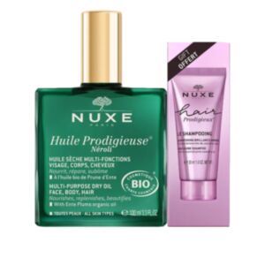 Nuxe Duo Huile Prodigieuse Neroli + Hair Shampoo Illuminante 988672337