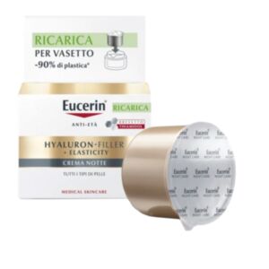 951091990 Eucerin Hyaluron-Filler + Elasticity Crema Notte Ricarica
