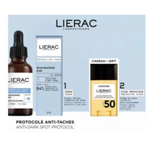 951864457 Lierac Cofanetto Protocollo Anti-Macchie Siero Anti-Macchie Scure + Stick Protettore SPF50+