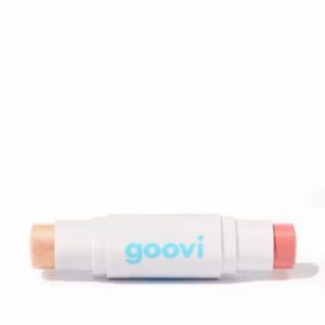 987406028 Goovi Cheeks A Match! Stick Duo Blush & Illuminante 01 Pastel Bonne Mine