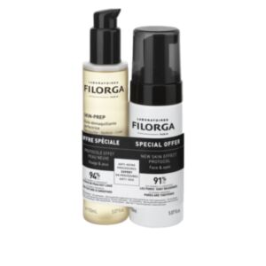 990007270 Filorga Skin-Prep Duo Olio Struccante + Mousse Detergente