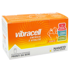 989889821 Named Vibracell Energia e Vitalità 8 Flaconcini 120 ml