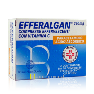 Efferalgan 330 mg Compresse Effervescenti con Vitamina C