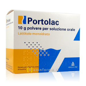 Portolac 10 g Polvere per Soluzione Orale Lattitolo Monoidrato